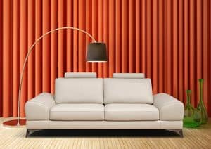 Vivaldi, Modern upholstered sofa, ideal for houses and hotels