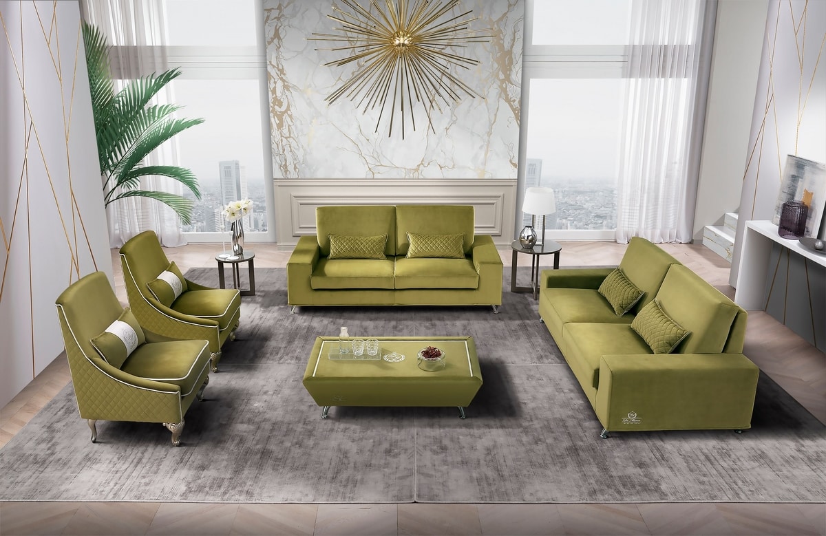 VOJAGER, Modern sofa, modular, with removable upholstery