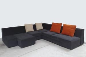 Zapping, Modern sofa with seat rotating, removable covering