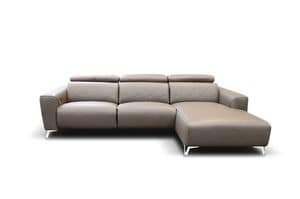 Zeus componibile, Modular sofa, available with tray