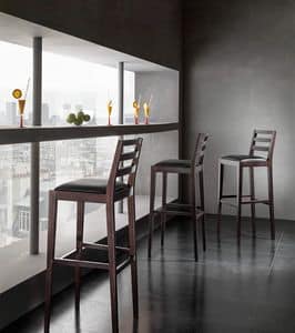ASHLI stool 8608B, Modern barstool with padded seat Kitchen
