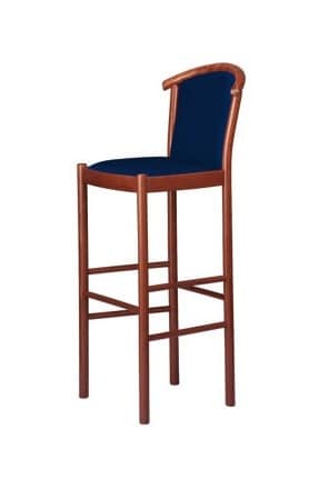 C09 SG, Barstool in wood for bar and kitchen area