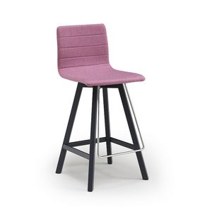 Firenze-SGW, Modern stool with upholstered seat