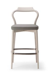 HER STOOL 023 SG, Stool with sinuous lines