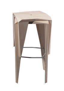 Horatio high barstool, High stackable stool, octagonal shape, for bars