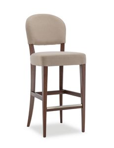 ISLANDA SG1, Upholstered wooden stool