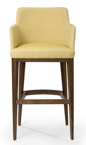 Katel stool ARMS, Modern stool with armrests