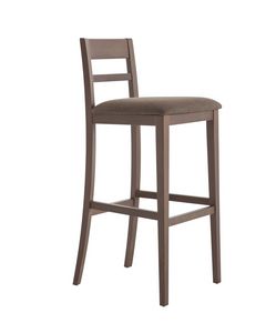 MP490EI, Wooden stool with backrest