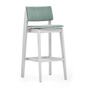 Offset 02883, Elegant and versatile wooden barstool