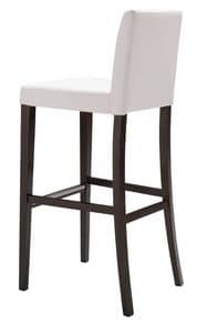 SG 47 / OG, Stool in painted wood, with backrest, for bars