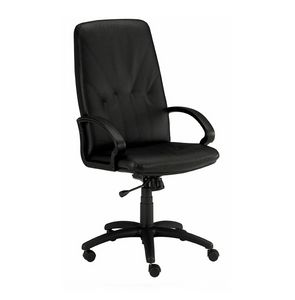 Queen 500, Leather chair with high backrest for boss office