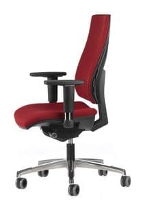 ALLY 1737 + OPT, Operational office chair with tilt mechanism