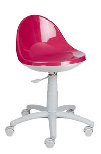 Bombo, Space-saving chair for children bedroom, adjustable in height