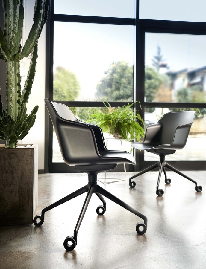 Visitor Chair On Wheels Idfdesign