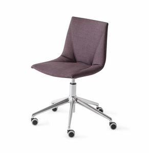 Colorfive WRAP 5R, Upholstered chair on wheels