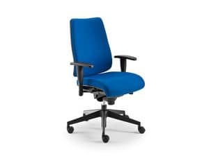 DD 2 task 53732, Office chair with padded seat and backrest