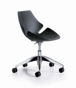 Eon gas, Height-adjustable chair, rigid polyurethane shell