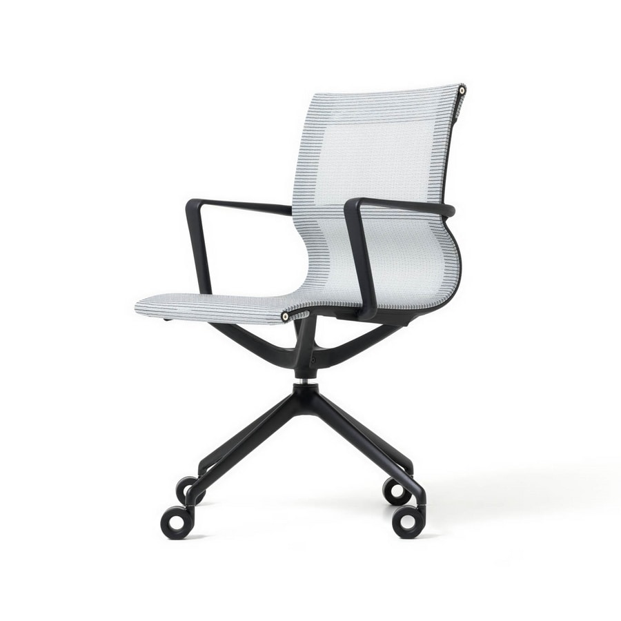 Liberty 4 razze, Office chair with mesh seat and back