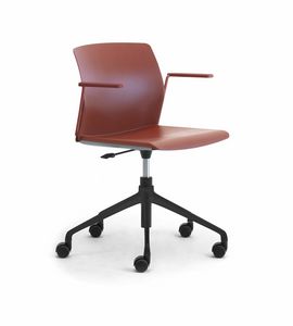 Ocean 5 spokes, Task office chair with plastic monocoque