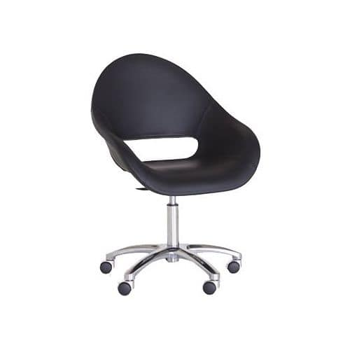 Palm HO, Comfortable upholstered armchair for home office with generously proportions