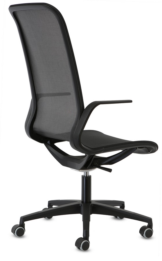 REYNET 1653 HIGH BACK, Chair with high back in mesh