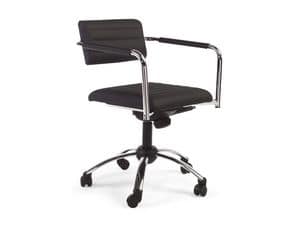 Tiani 02/4, Armchair for office, adjustable height and backrest