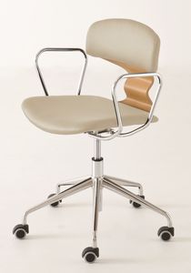 Tolo 5RB, Design chair on castors for office