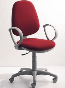UF 323, Ergonomic task chair with armrests, for office
