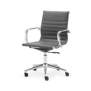 West Low Soft, Swivel office chair, covered in imitation leather