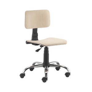 Woody 349, Office chair with backrest and seat in plywood