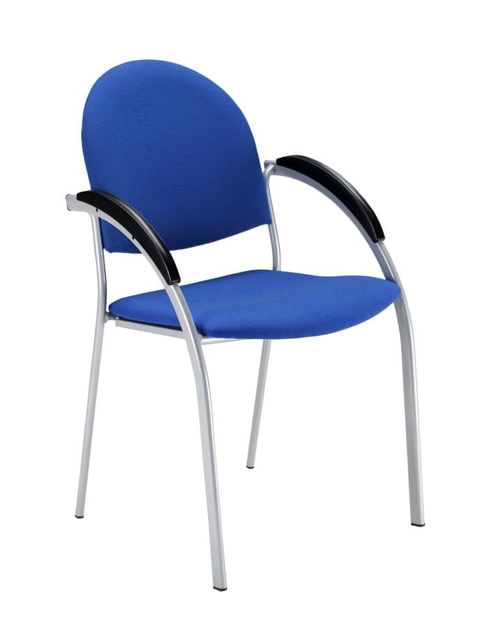 Beba, Metal upholstered chair for conferences and meetings