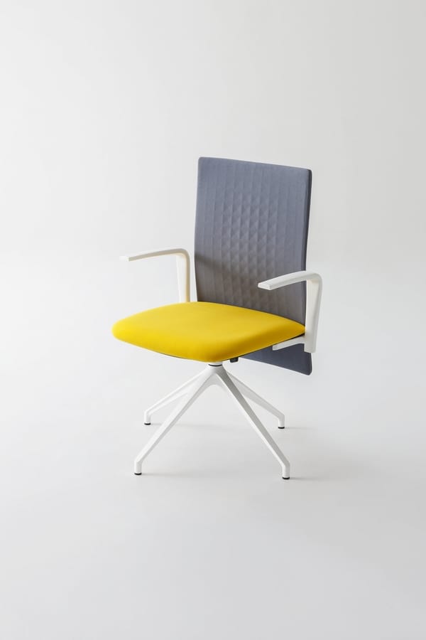 Elodie Manager U, Sound-absorbing chair for office