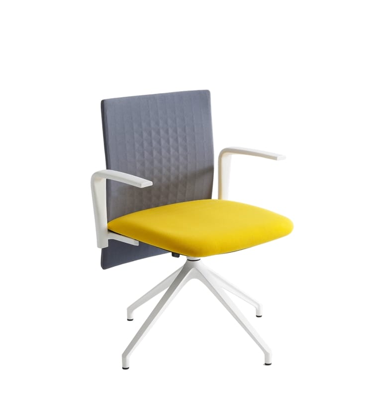 Elodie Task U, Office swivel chair with sound-absorbing backrest