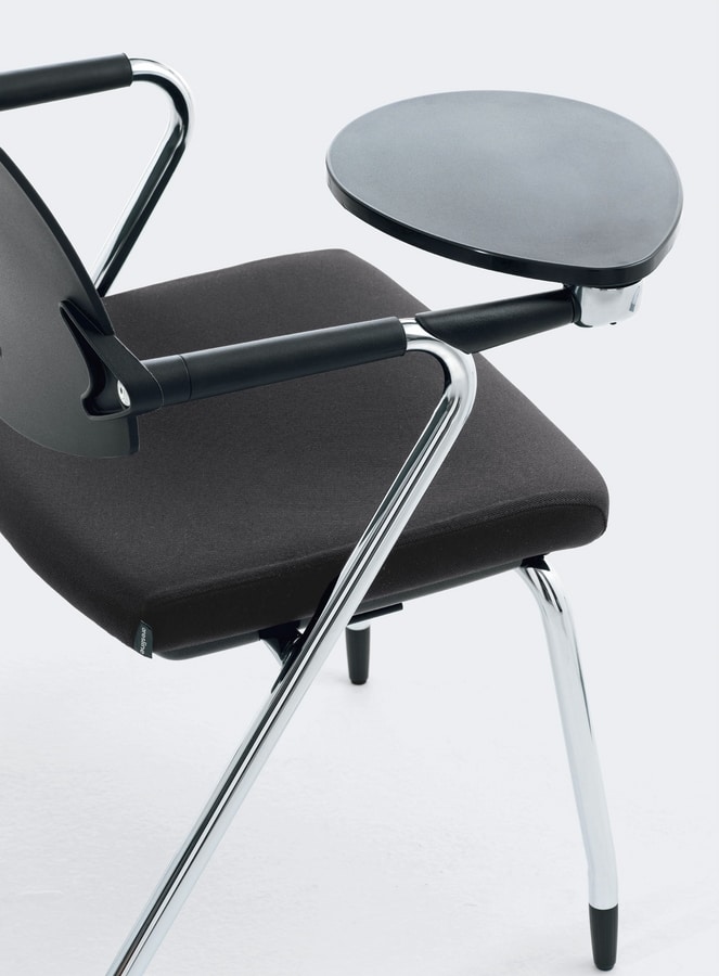 EURA, Padded chair, versatile, for contemporary office and conference room