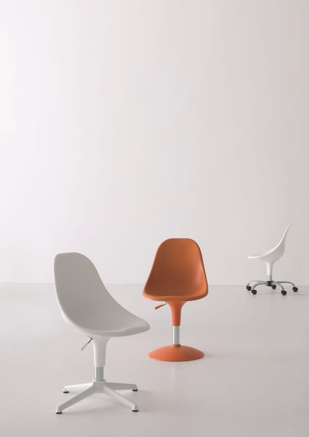 Harmony BTP, Adjustable chair in polypropylene, for conference room