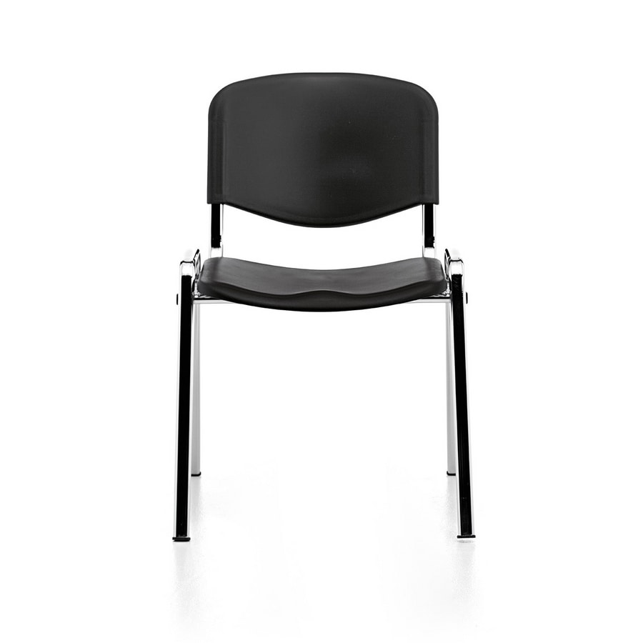 Leo Plastic, Metal chair, seat and back in polypropylene