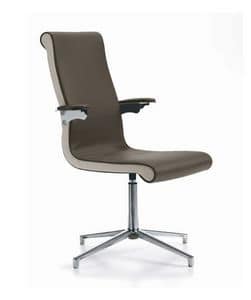 Liz executive, Office chair, in polyurethane, suspension armrests