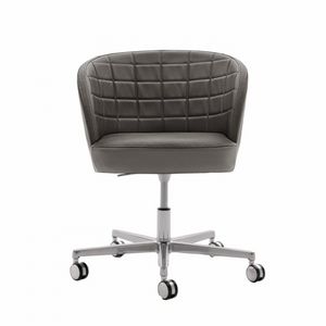 Rose 03036, Wheeled office chair with padded backrest