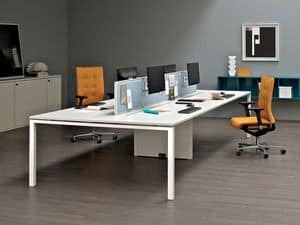 Asterisco In task desk 4, Office furnishing solutions