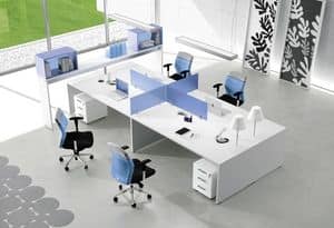 Atlante comp.4, Workstations suited for modern offices