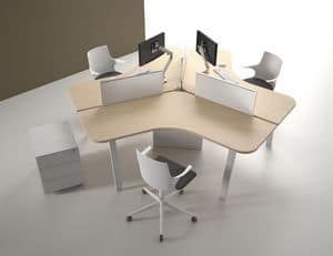Atreo comp.4, Modular workstations for operating offices
