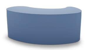 Bancone 2, Reception counter, with sinuous shape