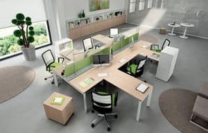 DV801-ENTITY 3, Office solution with accessories Working area