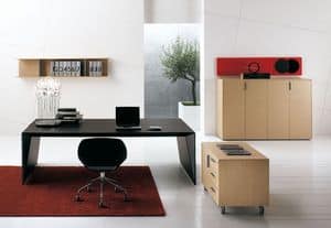 Eracle comp.4, Modern office furniture, legs with special geometries