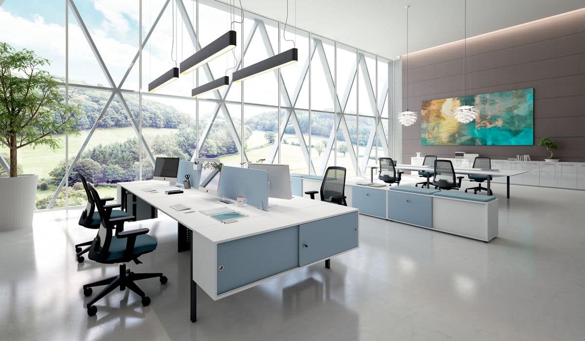 Complete Systems For Desks Suited For Operating Offices Idfdesign