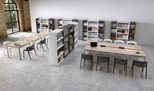 Zefiro comp.12, Workstations for modern offices and shared areas
