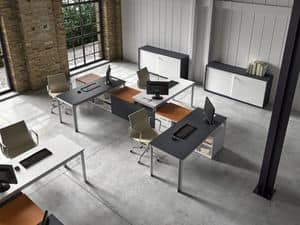 Zefiro comp.9, Workstations suited for  modern office