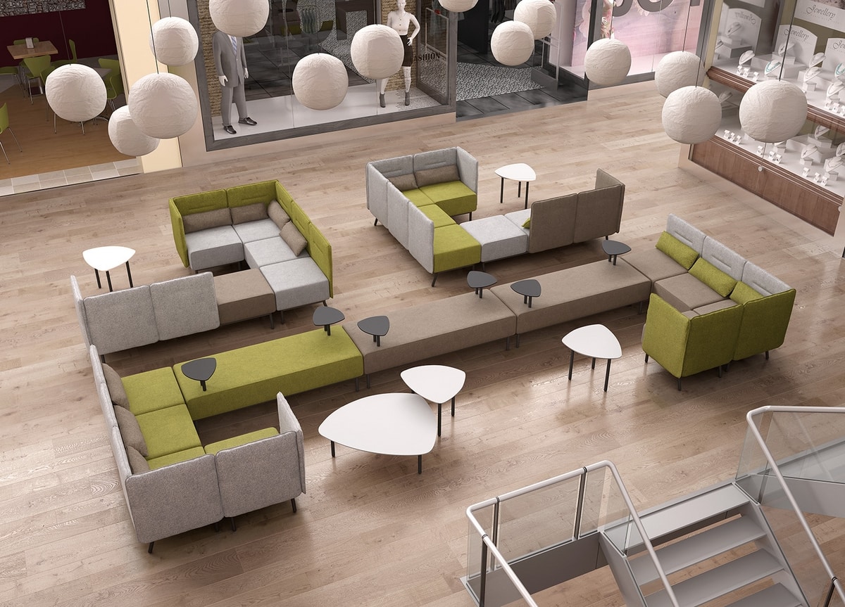 Around modular, Modular sofa for waiting and reception areas