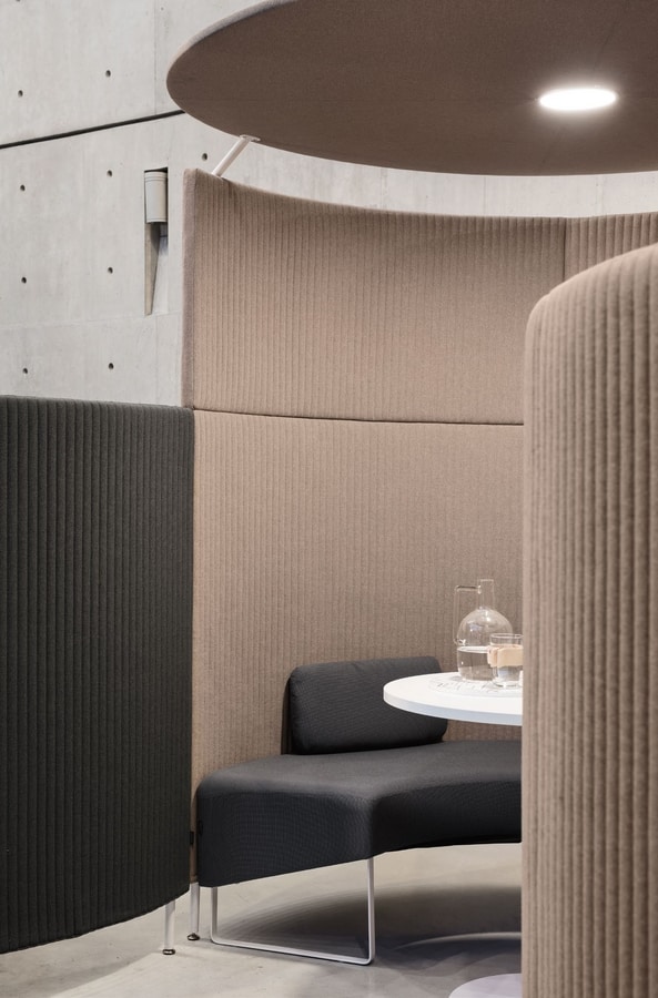 BASE, Sound absorbing modular system for conversation areas
