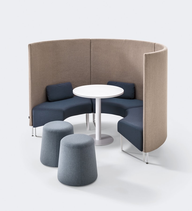 BASE, Sound absorbing modular system for conversation areas